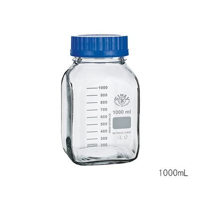 Kavalierglass 広口メディウム瓶 透明 2000mL 2080M/2000 1個 3-6004-03（直送品）