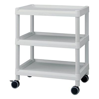 アズワン モバイルイージーカート 3段 540×370×805 グレー ME11B 1個 3-6495-03（直送品）