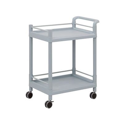アズワン モバイルストレージカート(ガード枠・ハンドル付き) 2段 705×444×860 MSO21G 1個 3-6496-03（直送品）