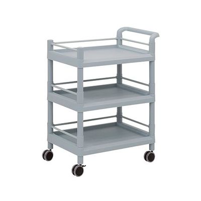 アズワン モバイルストレージカート(ガード枠・ハンドル付き) 3段 705×444×885 MSO21H 1個 3-6496-04（直送品）