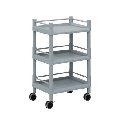 アズワン モバイルストレージカート 3段 540×370×875mm(ガード枠付) MSO11F 1個 3-6497-04（直送品）