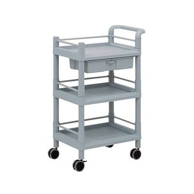 アズワン モバイルストレージカート 3段 598×370×905mm(引出し・ガード枠・ハンドル付) MSO11J 1個 3-6497-07（直送品）