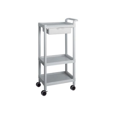 アズワン モバイルイージーカート(トールタイプ/レギュラー31)3段 グレー ME31D 1個 3-6641-04（直送品）