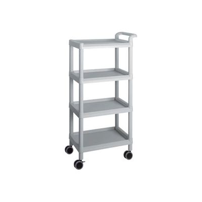 アズワン モバイルイージーカート(トールタイプ/レギュラー31)4段 グレー ME31E 1個 3-6641-05（直送品）