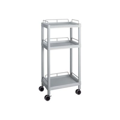 アズワン モバイルイージーカート(トールタイプ/レギュラー31)3段 グレー ME31G 1個 3-6641-07（直送品）