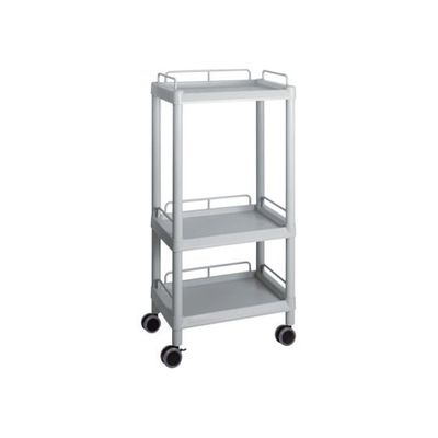 アズワン モバイルイージーカート(トールタイプ/レギュラー31)3段 グレー ME31H 1個 3-6641-08（直送品）