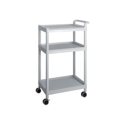 アズワン モバイルイージーカート(トールタイプ/ワイド32) 3段 (グレー) ME32A 1個 3-6643-01（直送品）