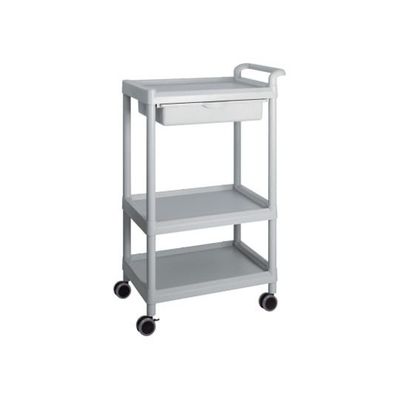 アズワン モバイルイージーカート(トールタイプ/ワイド32) 3段 引出しあり (グレー) ME32D 1個 3-6643-04（直送品）