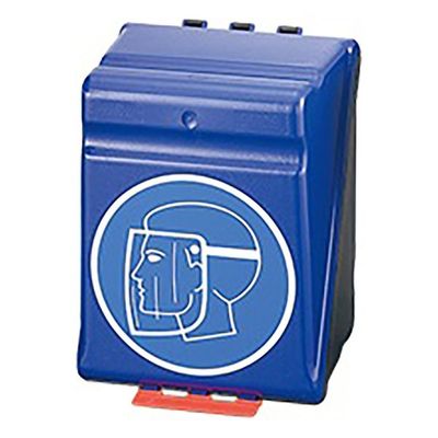 アズワン 保護面用安全保護用具保管ケース ブルー 3-7122-03 1個（直送品）