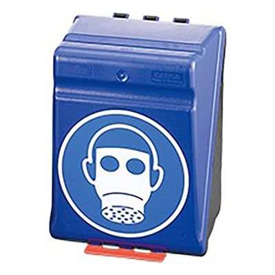 アズワン 防毒マスク用安全保護用具保管ケース ブルー 3-7122-08 1個（直送品）