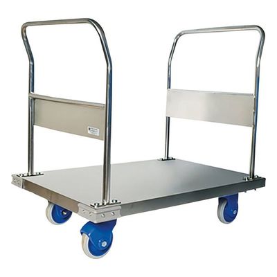 金沢車輌 静音ステンレス台車 両ハンドル 積載荷重300kg SUS-303GS 1個 3-4799-07（直送品）