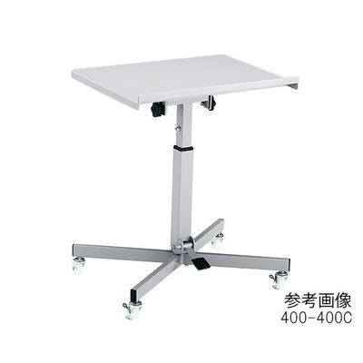 アズワン 昇降・チルト作業台 ガススプリング昇降式 キャスタータイプ 600×450×670~810mm 3-6624-02 1台（直送品）