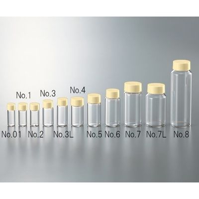 マルエム CCスクリュー管 透明 イエローキャップ 13.5mL 1箱(50本入) No.4 1箱(50個) 3-4944-06（直送品）