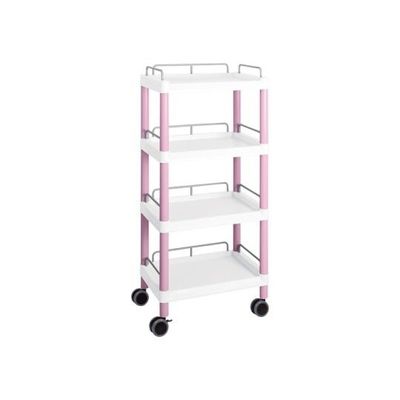 アズワン モバイルイージーカート(トールタイプ/レギュラー31)4段 ピンク ME31J 1個 3-6642-09（直送品）