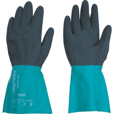 アンセル・ヘルスケア・ジャパン アンセル 耐薬品手袋 アルファテック 58ー530 Lサイズ 58-530-9 1双 787-1368（直送品）