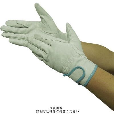 ユニワールド 豚本革手袋(袖口マジックタイプ) 革手工房 豚クレスト 当付マジック L KS330-L 1双 819-0544（直送品）