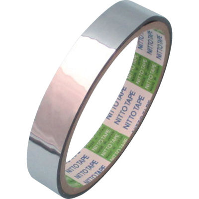 日東電工 日東電工BM 装飾用テープ リビックテープNo.401 0.06mm×15mm×10m シルバー 401-15-10S 1巻（直送品）