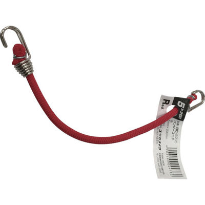 ユタカメイク バンジーコード 5mm×200mm 赤 BC-5205 1本 794-4179（直送品）