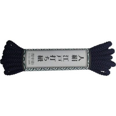 ユタカメイク 江戸打ち紐 中丸 約3m 紺 AR-1121 1巻 798-6751（直送品）