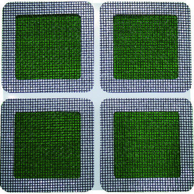 岩谷マテリアル IWATANI 創進 網戸補修シート ブラック正方形小 8枚入り SAH-8STB 1パック(8枚) 781-2566（直送品）