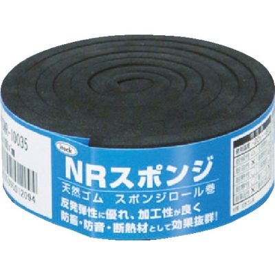 アイテック 光 スポンジロール巻 30mmX1M 5t 黒 KSNR-10035 1巻 788-6675（直送品）