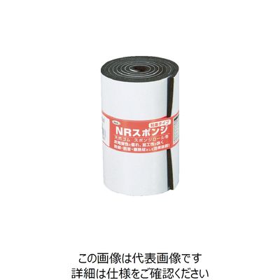 アイテック 光 スポンジロール巻 100mmX1M 3t 黒 KSNR-10104T 1巻 788-6748（直送品）