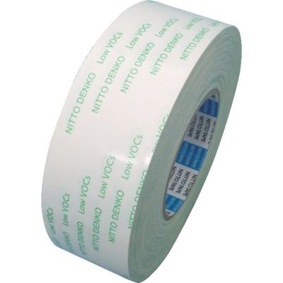 日東電工 日東 低VOC両面テープ(無溶剤・粗面接着タイプ) EWー514 40mm×50m ホワイト EW-514-40 1巻（直送品）