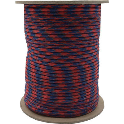 ユタカメイク 強力カラーコード 4mm×100m(赤/青) PSCC-414 1巻 818-9789（直送品）