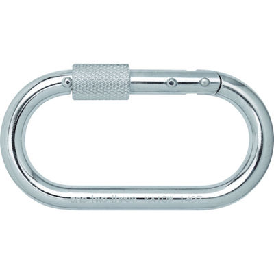 伊藤製作所 123 カラビナ 鉄ダブルストッパー KA10W 1個 818-7761（直送品）