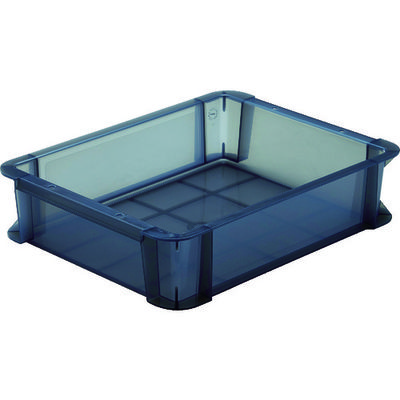 トラスコ中山 TRUSCO スケルトンカラーコンテナ 6L 黒 TSK-6BK 1個 819-5155（直送品）