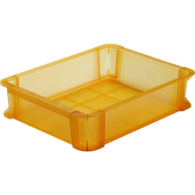 トラスコ中山 TRUSCO スケルトンカラーコンテナ 6L オレンジ TSK-6OR 1個 819-5156（直送品）