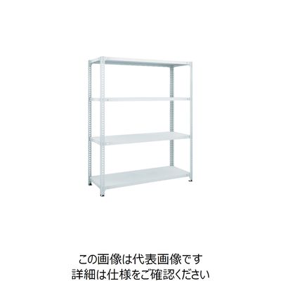 TRUSCO スチールラック SBL型抗菌塗装セミボルトレス軽量棚 W1200XD450XH1500 4段 W色 SBL-5444-W（直送品）
