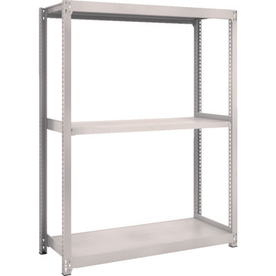 TRUSCO スチールラック M2型軽中量棚 1160X450XH1500 3段 単体 ネオグレー M2-5443 NG 1セット(1個)（直送品）