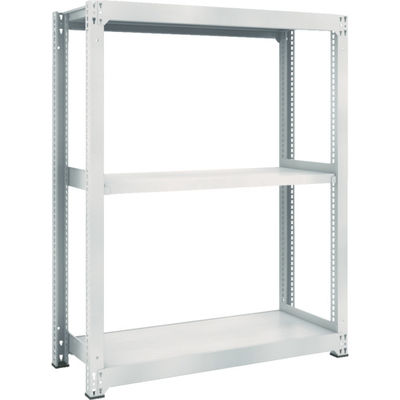 TRUSCO スチールラック M3型中量棚 1200X471XH1500 3段 単体 ネオグレー M3-5453 NG 1台(1個)（直送品）