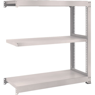 TRUSCO スチールラック M5型中量棚 1200X471XH1200 3段 連結 ネオグレー M5-4453B NG 1台(1個)（直送品）