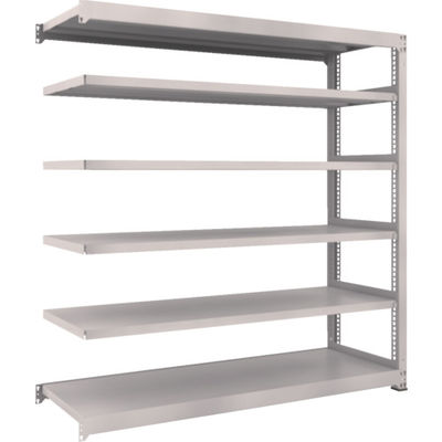 TRUSCO スチールラック M5型中量棚 1800×571×H1800 6段 連結 ネオグレー M5-6666B NG 1台(1個)（直送品）