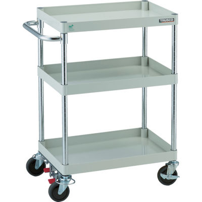 トラスコ中山 TRUSCO ツールワゴン フェニックスワゴン 省音 600X400 S付 ホワイト PEW-963-B-W 1台（直送品）