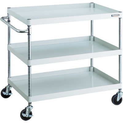 トラスコ中山 TRUSCO ツールワゴン フェニックスワゴン 省音 900X600 S付 ホワイト PEW-993-B-W 1台（直送品）