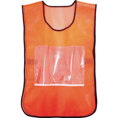 トラスコ中山 TRUSCO 差し込みポケット付き安全ベスト オレンジ TSB-OR 1着 819-5038（直送品）