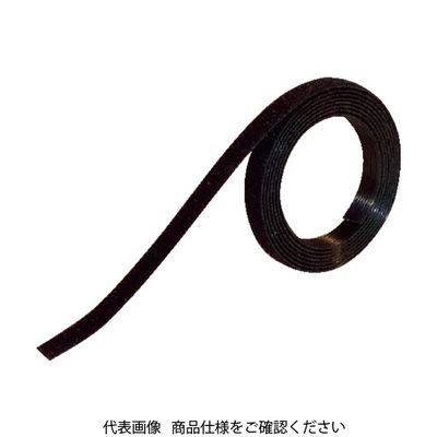 トラスコ中山 TRUSCO 耐候性マジックバンド[[R下]]結束テープ幅10mm長さ5m黒 TMKT-10V-BK 1巻 819-1530（直送品）