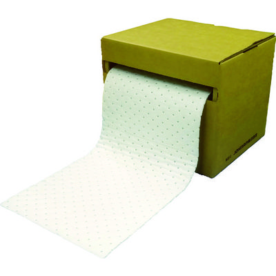 JOHNAN 油吸収材 アブラトール ロールディスペンサーボックス付き PCR40 1箱(1巻) 790-1241（直送品）