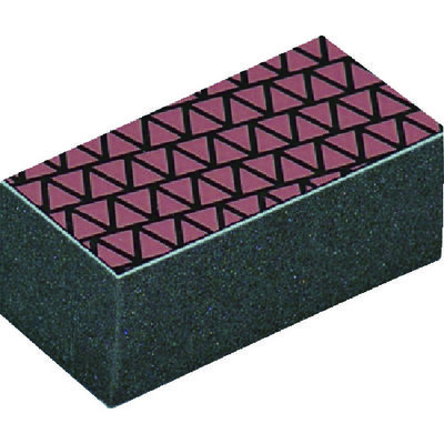 トラスコ中山 TRUSCO ガラス・鏡クリーナーパッド ハードタイプ 25mm×50mm TGCP-255-HG 1個 819-1527（直送品）