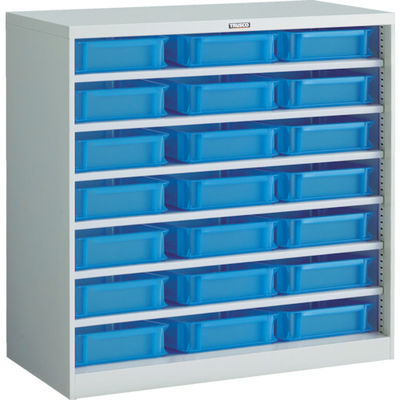 トラスコ中山 TRUSCO コンテナラックケース バンラックケース CF型 TSKー6BX21個付 306CF-SK21B 1台(1個)（直送品）