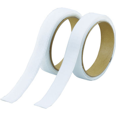 トラスコ中山 TRUSCO マジックテープ[[R下]]セット強粘着16mm×1m白(1巻=1セット) TMSD-16-W 1セット(1組)（直送品）