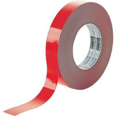 トラスコ中山 TRUSCO 蛍光ラインテープ25mmx33m レッド TLK-2533R 1巻 783-1846（直送品）
