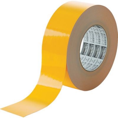 トラスコ中山 TRUSCO 蛍光ラインテープ50mmx33m オレンジ TLK-5033O 1巻 783-1919（直送品）