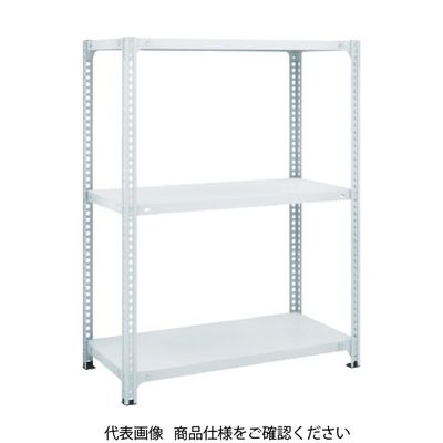 TRUSCO スチールラック SBL型抗菌塗装セミボルトレス軽量棚 W900XD300XH1200 3段 W色 SBL-4333-W（直送品）