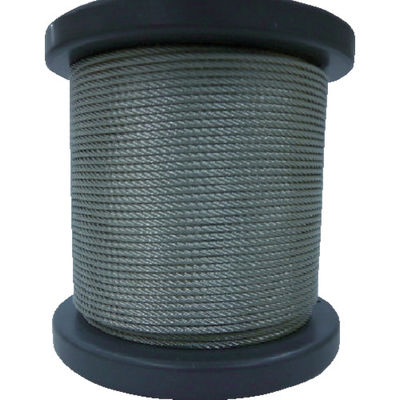 大阪コートロープ O.C.R SUSワイヤロープ1.50mm 7×7 50m巻コート無 SB-150-50M 1巻 819-5812（直送品）