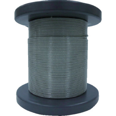 O.C.R SUSワイヤロープ1.00/1.20mm 7×7 50m巻コート付(クリアー) NSB100-120-50M 1巻（直送品）