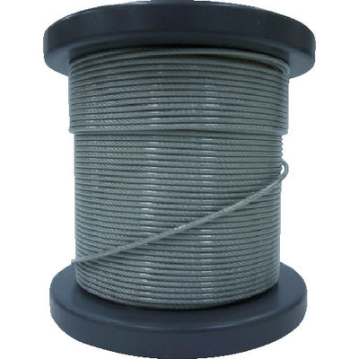 O.C.R SUSワイヤロープ1.50/1.80mm 7×7 50m巻コート付(クリアー) NSB150-180-50M 1巻（直送品）